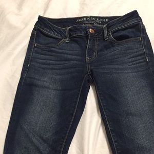 American Eagle super low rise jeggings